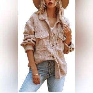 Oversized Warm Teddy Shacket